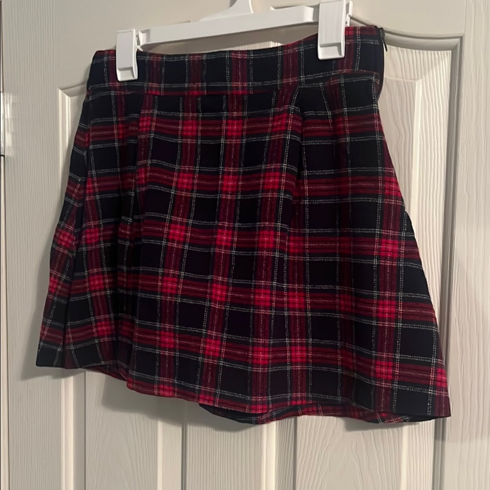 Copper Key Red and Black Mini Skater Skirt